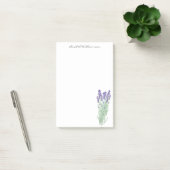 Stijlvolle Waterverf Lavender Botanisch Aangepast Post-it® Notes (Kantoor)