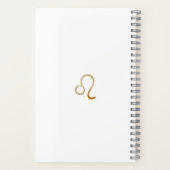 Stijlvolle Waterverf Leo Custom Journal Notitieboek (Achterkant)