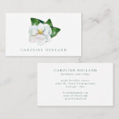 Stijlvolle Waterverf Magnolia Flower Professional Visitekaartje (Voorkant / Achterkant)