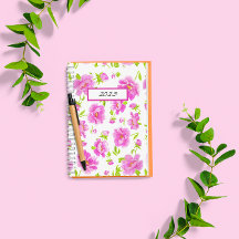Stijlvolle waterverf pioenrozen roze bloemen