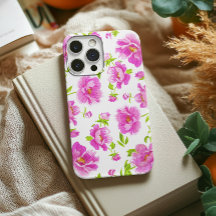 Stijlvolle Waterverf pony's Roze Floral