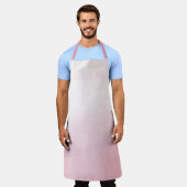 Stijlvolle Waterverf roze ombre, aangepast Schort (Gedragen)