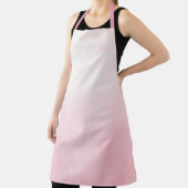 Stijlvolle Waterverf roze ombre, aangepast Schort (Insitu)