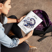 Stijlvolle Waterverf Schorpioen Custom Journal Notitieboek