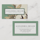 Stijlvolle Waterverf voor Professional Earthy Zen  Visitekaartje (Voorkant / Achterkant)