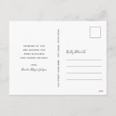 Stijlvolle Waterverf voor typografie Feestdagenkaart (Achterkant)