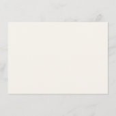 Stijlvolle Wavy Curve Olive Green Wedding Details Informatiekaartje (Achterkant)