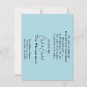 Stijlvolle We Tied the Knot Trouw Aankondiging (Achterkant)