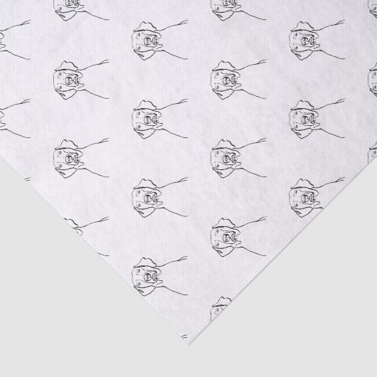 Stijlvolle Weimaraner: Jouw tekst, uw stijl Tissuepapier (Detail)