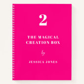 Stijlvolle Wet van Attractie Magische Creatie Box Notitieboek (Voorkant)