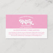 Stijlvolle wet voor mobiele notaris en leningteken visitekaartje (Voorkant)