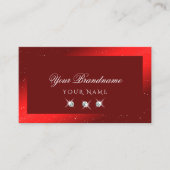 Stijlvolle wijn - Red Sparking Diamonds Profession Visitekaartje (Voorkant)