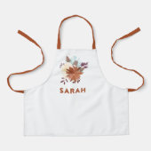 Stijlvolle wilde bloemen All-Over Print Schort (Voorkant)