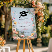 Stijlvolle Wildflower Garden Afstuderen Welkomstbo Acryl Bord