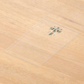 Stijlvolle Wildflower Garden Baptim Acryl Uitnodigingen (Laagn)