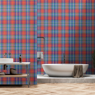 Stijlvolle Winter Plaid Tartan Behang