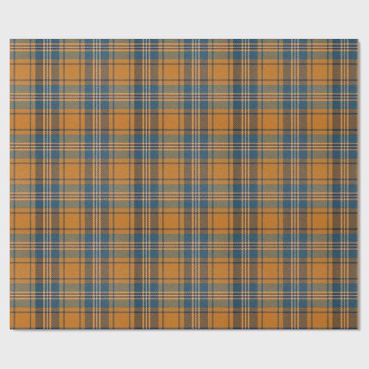 Stijlvolle Winter Plaid Tartan Cadeaupapier (Vlak)
