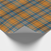 Stijlvolle Winter Plaid Tartan Cadeaupapier (Hoek)