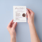 Stijlvolle witte flyer voor schoonmaakdiensten (Hand)