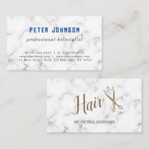 Stijlvolle witte marmer voor haarstylist