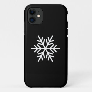 Stijlvolle witte Scandinavische sneeuwvlok op mode Case-Mate iPhone Case