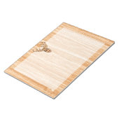 Stijlvolle witte staart Duistere Buck Head Light W Notitieblok (Schuin)