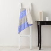 Stijlvolle Witte Vis Patroon Zee Theme Throw Deken (In situ)