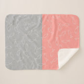 Stijlvolle Witte Vis Patroon Zee Theme Throw Deken (Voorkant (horizontaal))