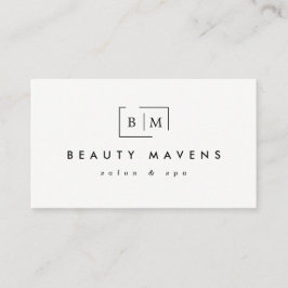 Stijlvolle witte Visitekaartjes voor benoeming Afsprakenkaartje