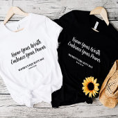 Stijlvolle Witte VROUWEN GELIJKHEID DAG T-shirt