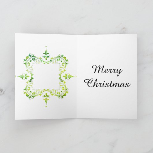 Stijlvolle Wonderful zoon kerstkaart Feestdagen Kaart (Binnen)