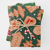 Stijlvolle Wrappers voor Kerst Feestdagen Inpakpapier Vel (In situ)