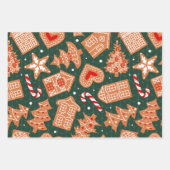 Stijlvolle Wrappers voor Kerst Feestdagen Inpakpapier Vel (Voorkant)