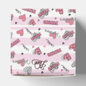 Stijlvolle XOXO-Valentijnsdag gevarieerd Bedankdoosjes (Bovenkant)