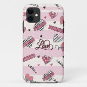 Stijlvolle XOXO-Valentijnsdag gevarieerd Case-Mate iPhone Case (Achterkant)