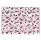 Stijlvolle XOXO-Valentijnsdag gevarieerd Groot Cadeauzakje (Achterkant)