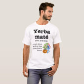 Stijlvolle YERBA MATE Definitie T-shirt (Voorkant volledig)