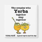 Stijlvolle YERBA MATE Koppels Magneet (Voorkant)