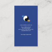 Stijlvolle Yin Yang Speech Box Translator Visitekaartje (Achterkant)