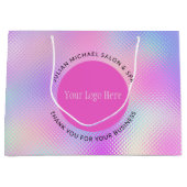 Stijlvolle zakelijke speciale Logo-holografisch Groot Cadeauzakje (Voorkant)