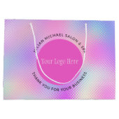 Stijlvolle zakelijke speciale Logo-holografisch Groot Cadeauzakje (Achterkant)