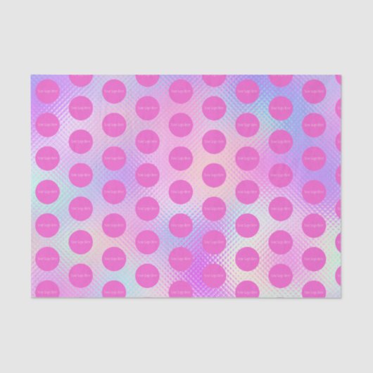 Stijlvolle zakelijke speciale Logo-holografisch Tissuepapier (Voorkant)