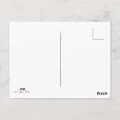 Stijlvolle zalm Internationale Vrouwendag Briefkaart (Achterkant)