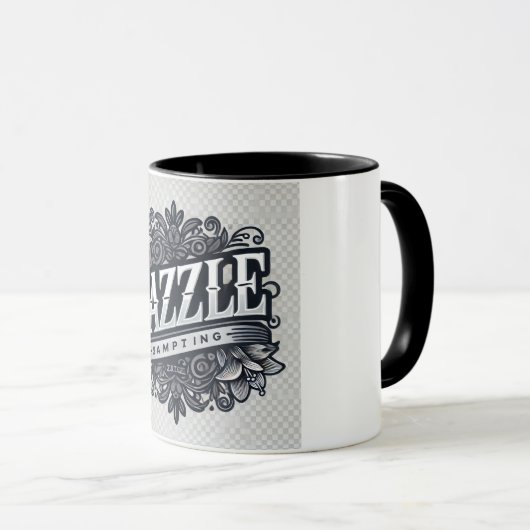 Stijlvolle Zazzle Store Logo Mok (Voorkant rechts)