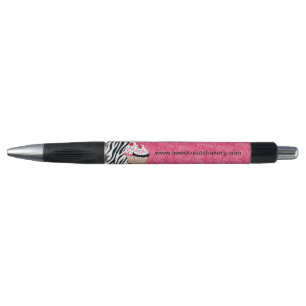 Stijlvolle Zebra Print Bakkerij Promotionele Penne Pen