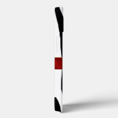 Stijlvolle Zebra Print Monogram Case-Mate iPhone Case (Achterkant / Rechts)