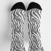 Stijlvolle Zebra Stripe Sokken (Top)