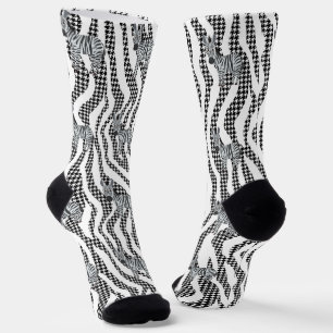 Stijlvolle Zebra Stripe Sokken