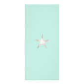 Stijlvolle Zeemeermin Vrouwelijke Kustsalon Reclamekaart (Achterkant)