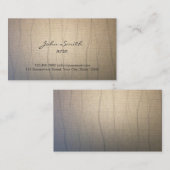 Stijlvolle Zen Lines Kunstmatige Visitekaartjes (Voorkant / Achterkant)